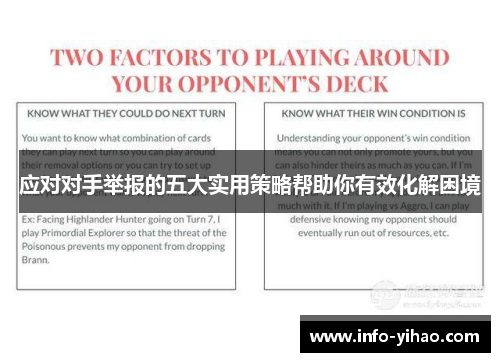 应对对手举报的五大实用策略帮助你有效化解困境