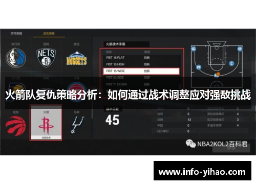 火箭队复仇策略分析：如何通过战术调整应对强敌挑战